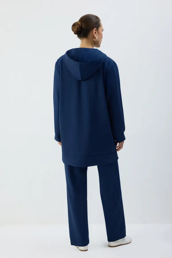 FERMUARLI KAPÜŞONLU CEKET