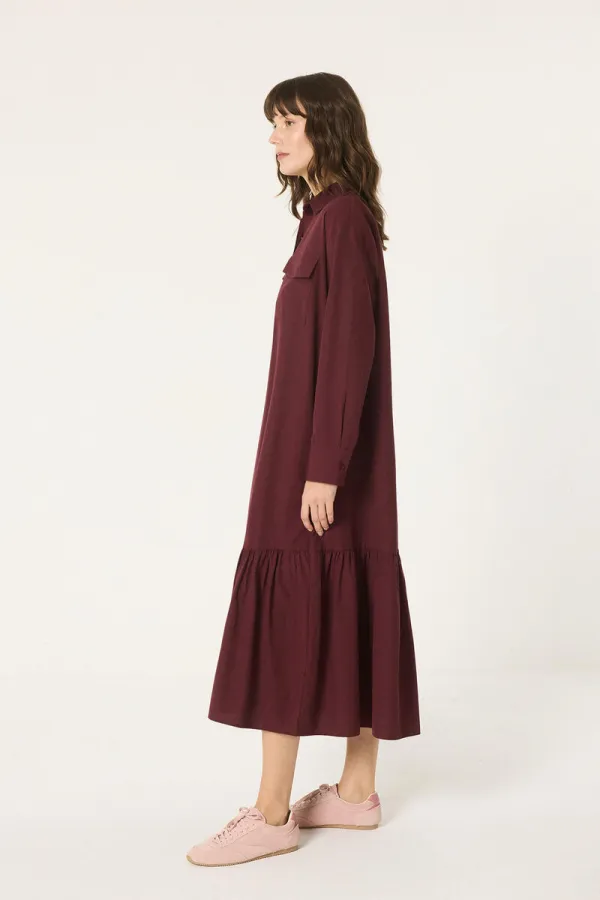 ROBE CHEMISE EN POPLIN