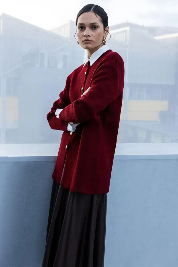 GOLD DÜĞMELİ UZUN HIRKA