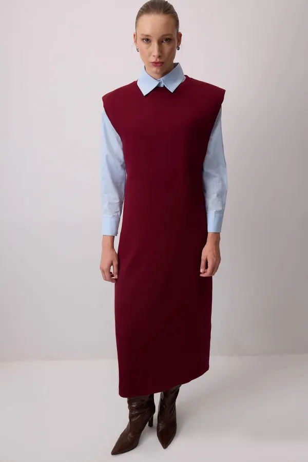 BICYCLE COLLAR PADDED DRESS