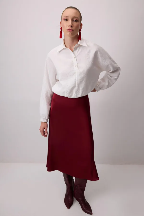 SATIN SKIRT SATIN SKIRT