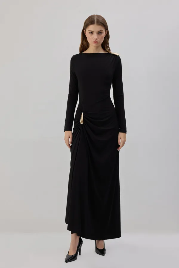 ROBE MAXI À BOUCLE