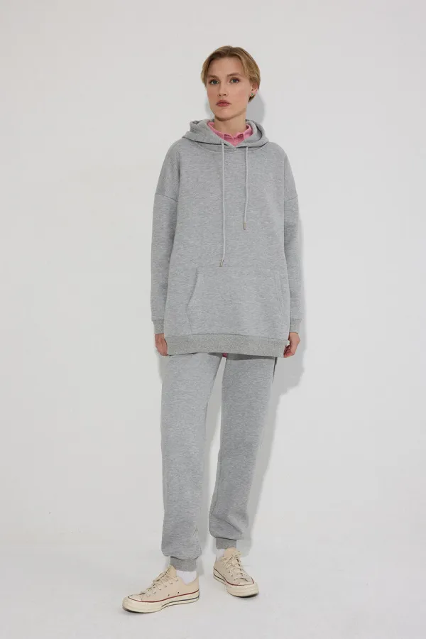 KAPÜŞONLU SWEATSHIRT EŞOFMAN TAKIM