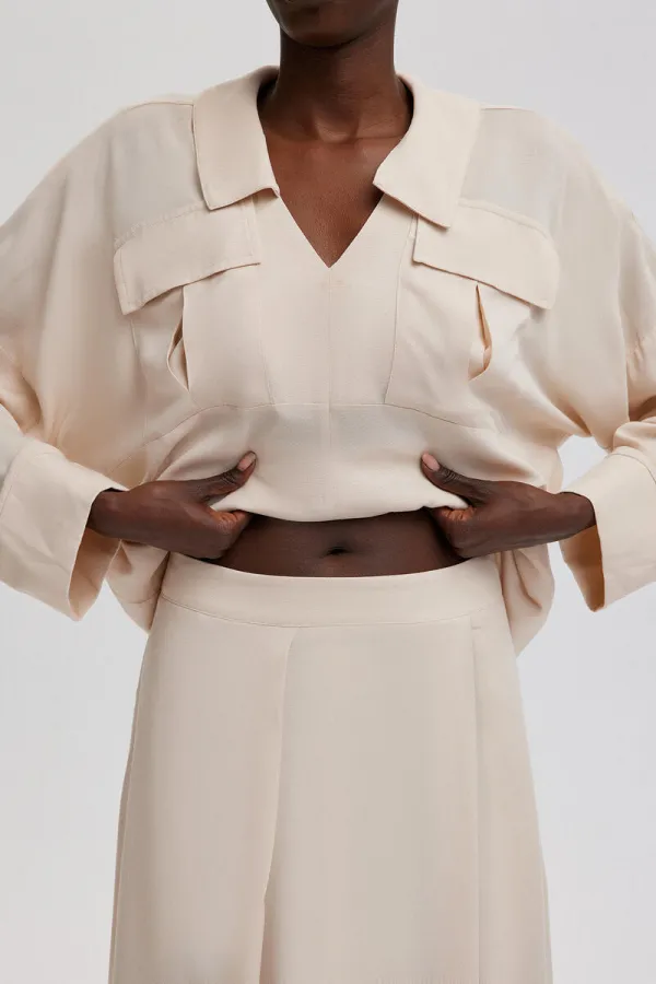 V YAKA TUNİK ETEK TAKIM