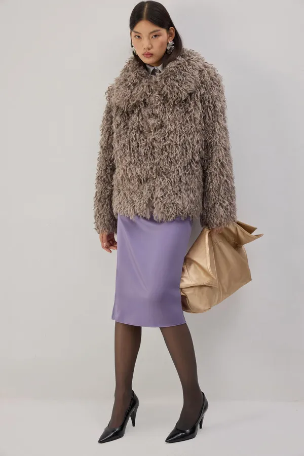 FAUX FUR COAT FAUX FUR COAT