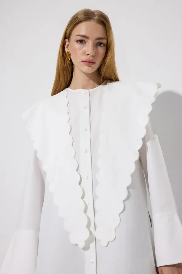 WIDE COLLAR POPLIN SHIRT WIDE COLLAR POPLIN SHIRT