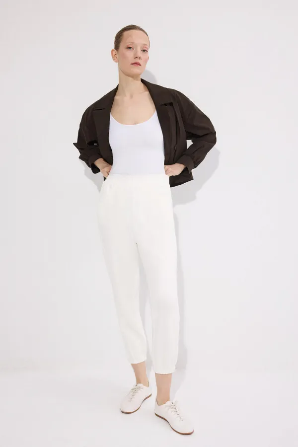 PANTALONS EN MAILLE ÉLASTIQUE