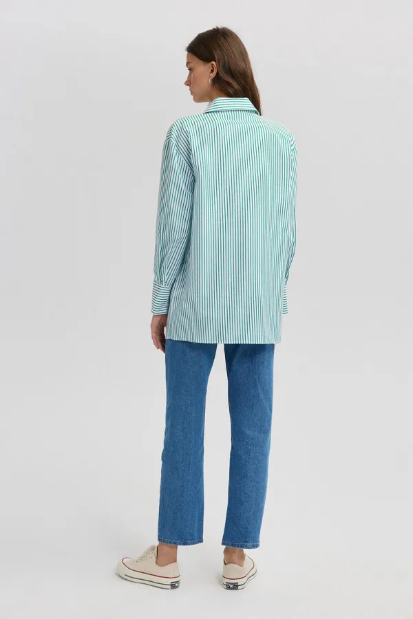 WIDE-CUFFS POPLIN SHIRT WIDE-CUFFS POPLIN SHIRT