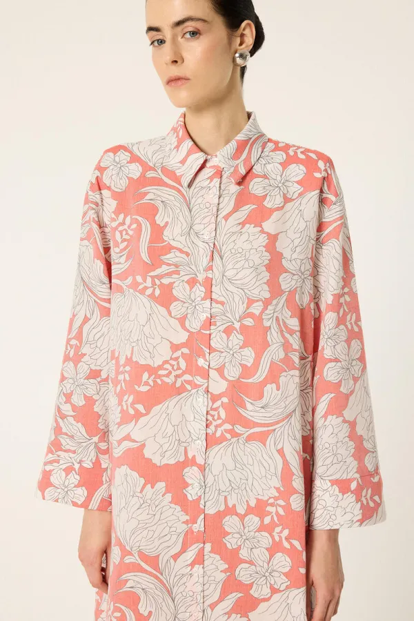 FLORAL PATTERNED DRESS FLORAL PATTERNED DRESS