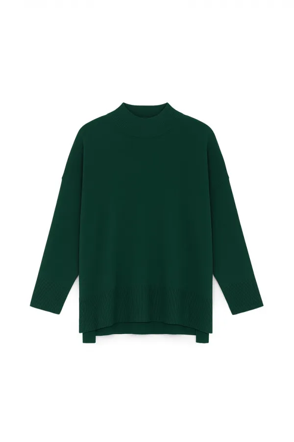 DİK YAKA BASIC TRİKO KAZAK