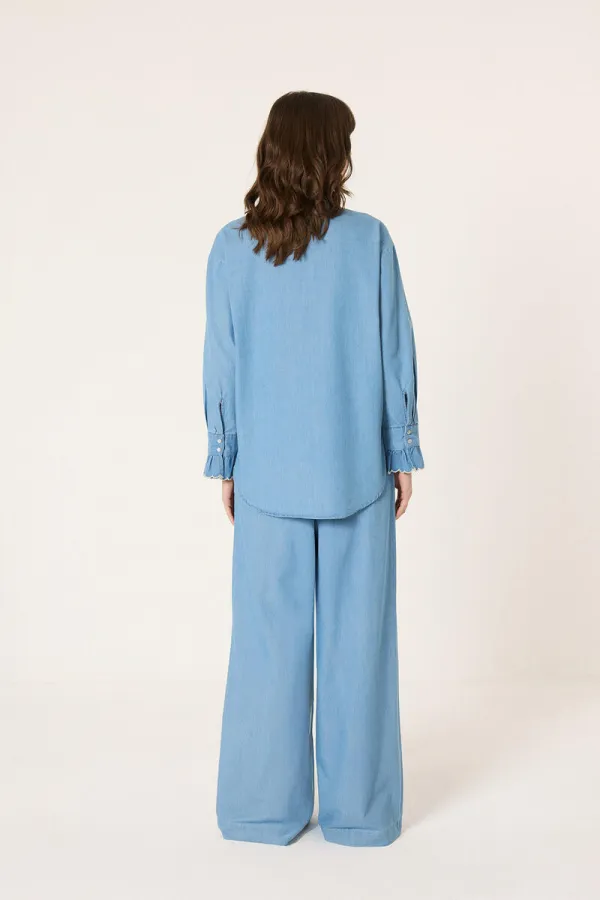 MANŞET DETAYLI GÖMLEK