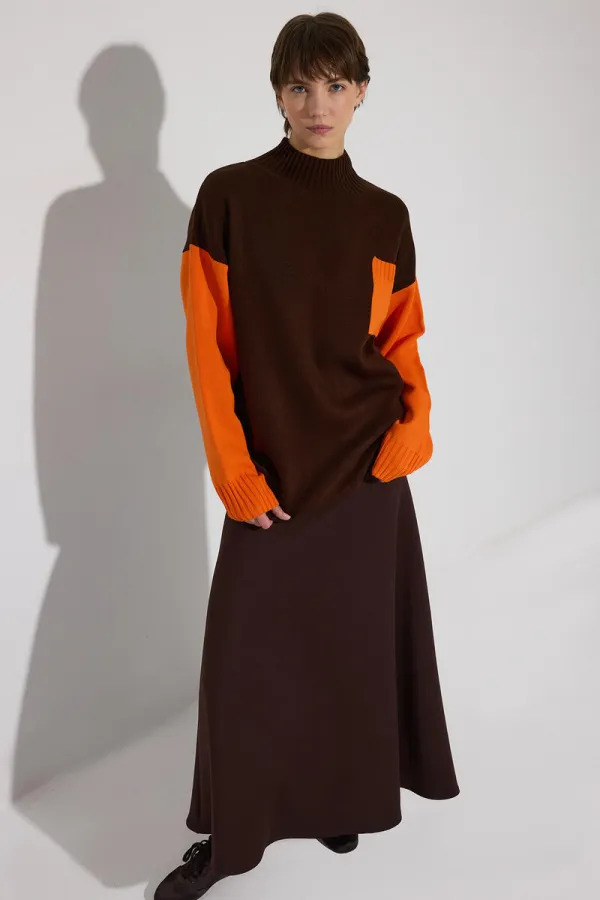 Tunique tricotée avec détail de poche