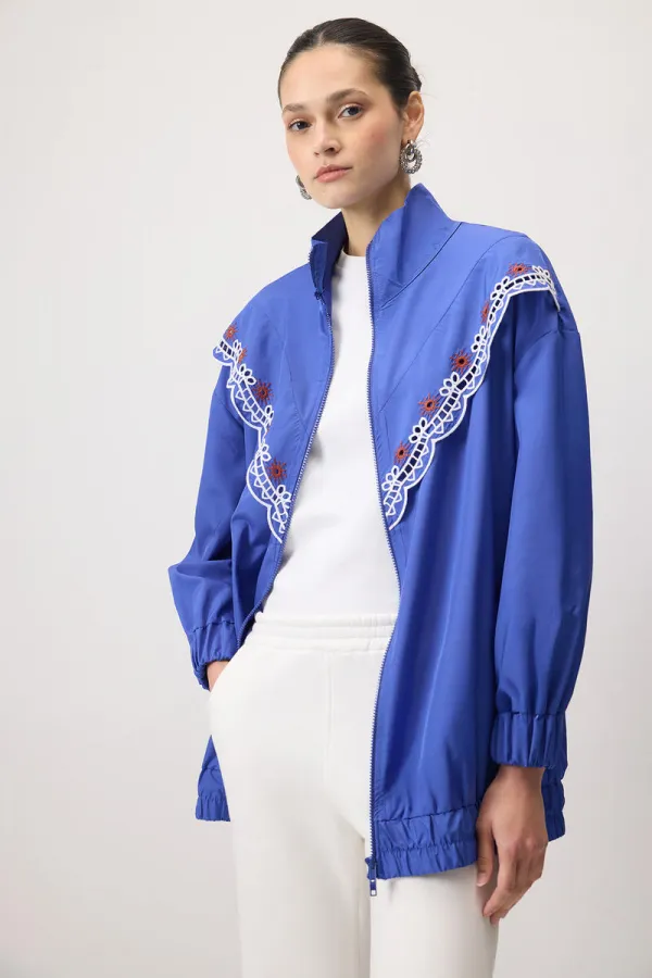 EMBROIDERED RAINCOAT