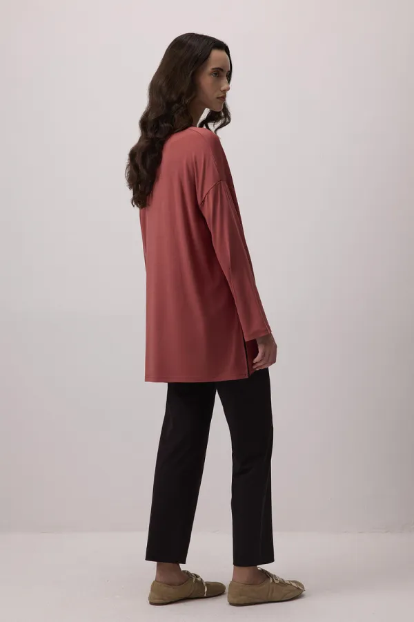 T-Sleeve Viscose Tunic