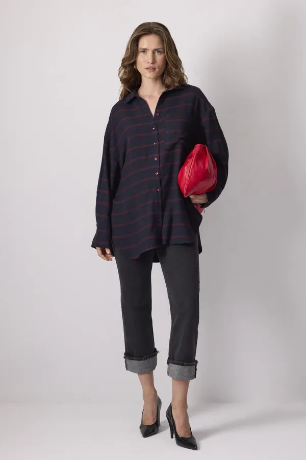 OVERSIZE WAFFLE SHIRT