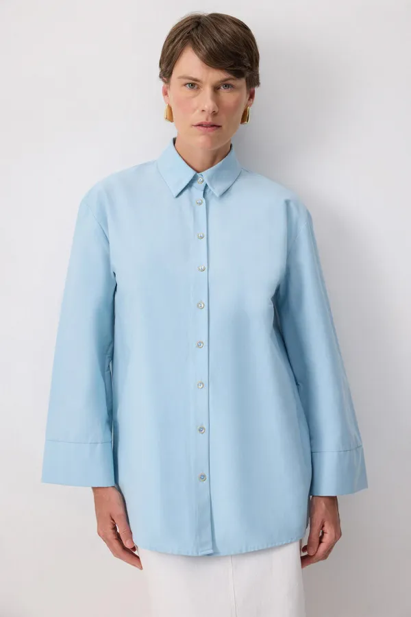KIMONO SLEEVE SHIRT