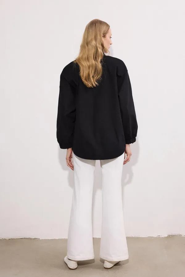 blouson aviateur en gabardine