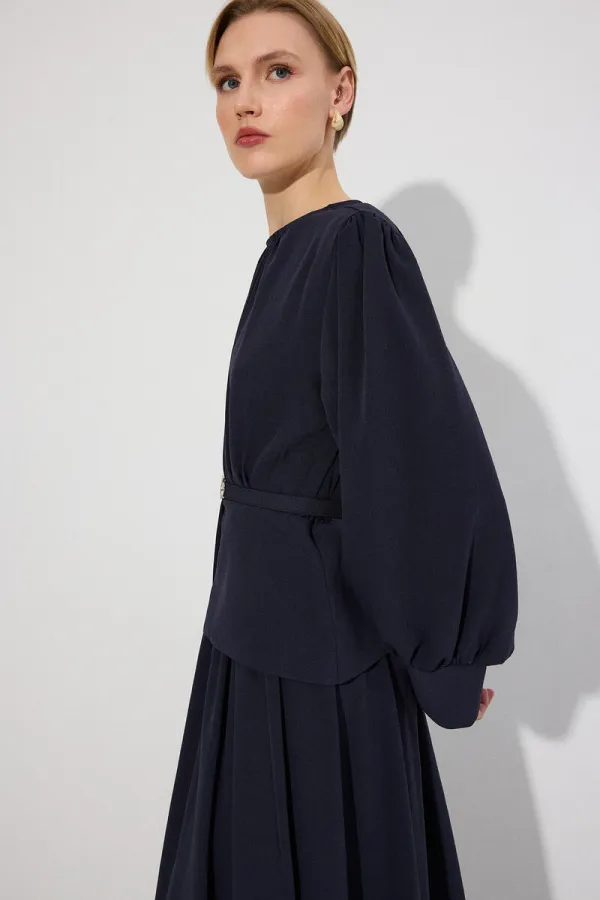 KEMER DETAYLI TUNİK ETEK TAKIM