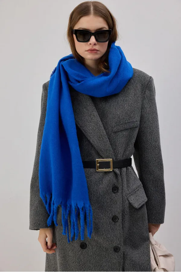 ÉCHARPE CHÂLE À FRANGES