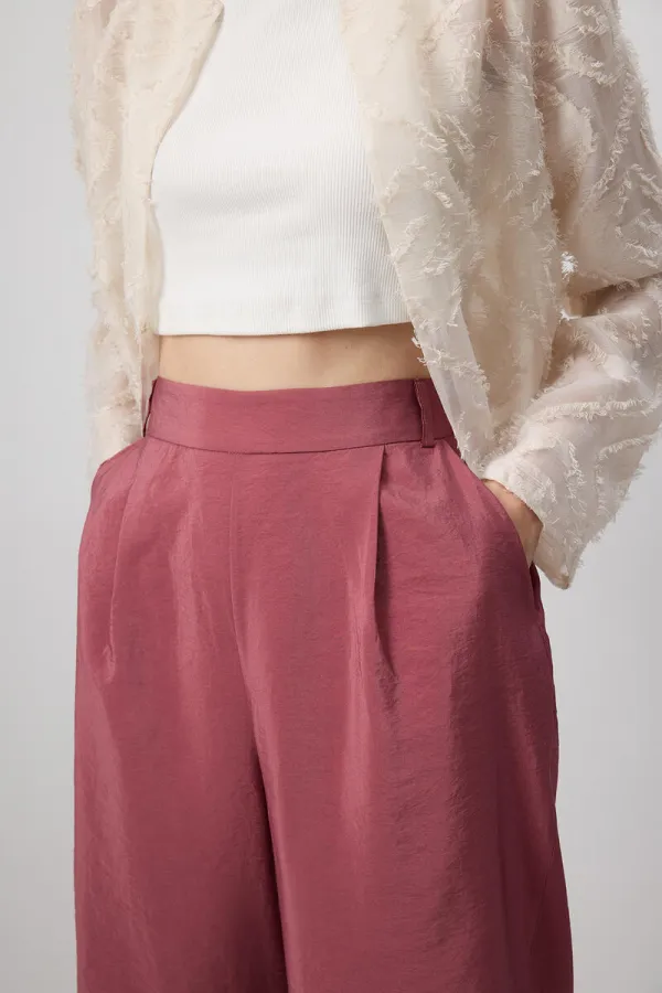 PİLELİ TAM BEL PANTOLON