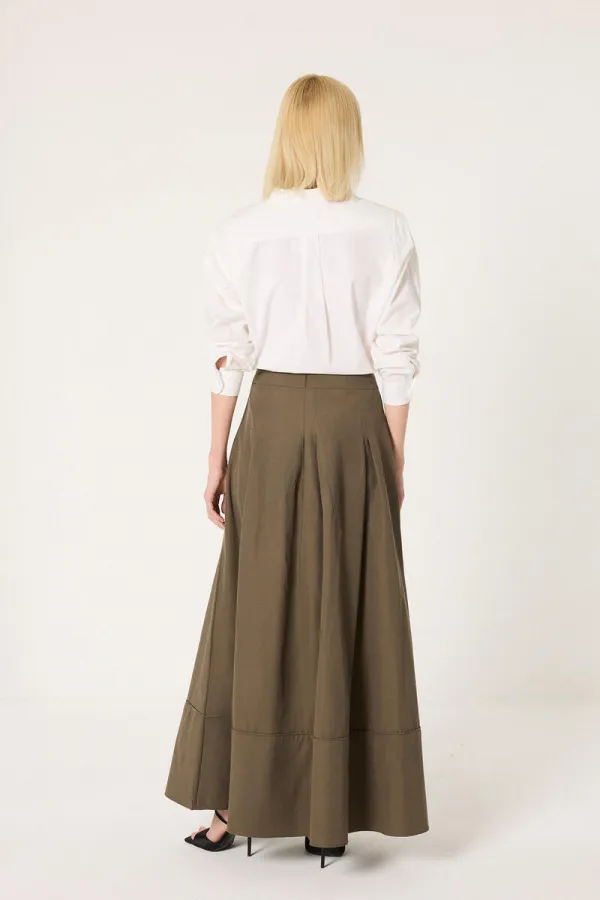 A-line skirt with pocket detail A-line skirt with pocket detail