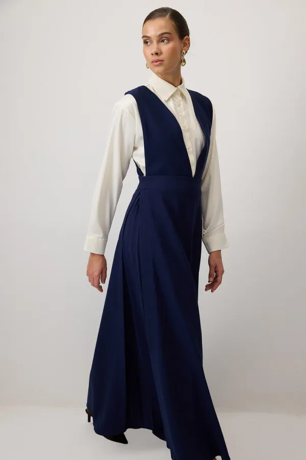 GILET EN CRÊPE PLISSÉ