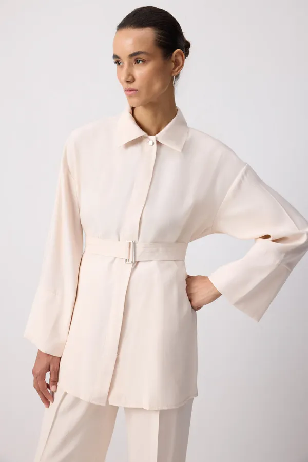 KEMERLİ GÖMLEK PANTOLON TAKIM