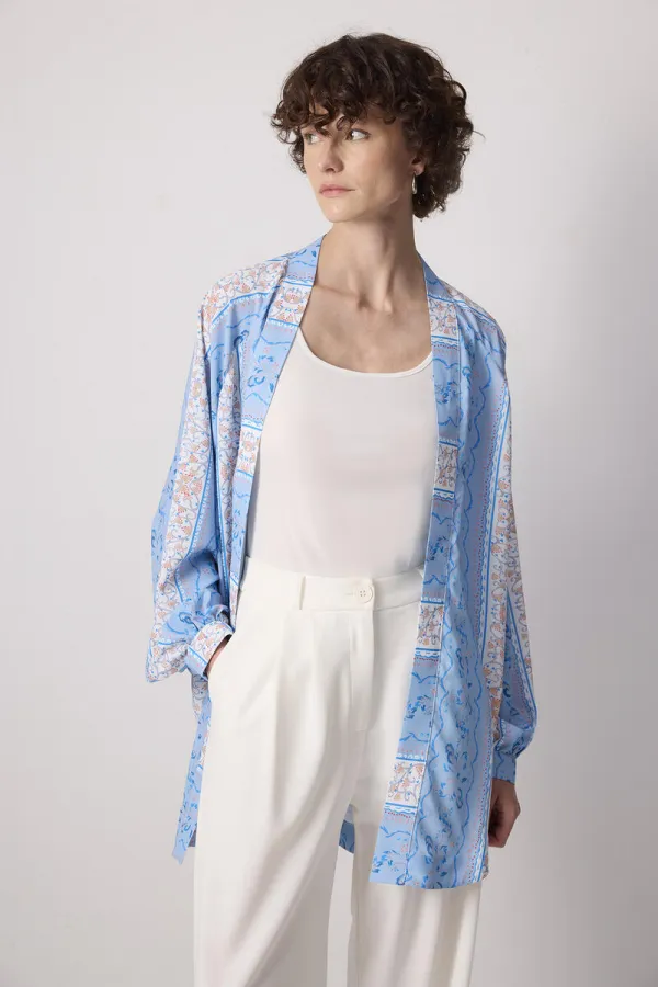 DESENLİ OVERSİZE KİMONO