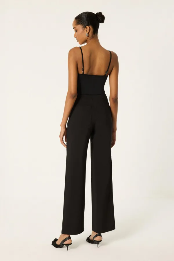 STRAIGHT FIT CREPE PANTS STRAIGHT FIT CREPE PANTS
