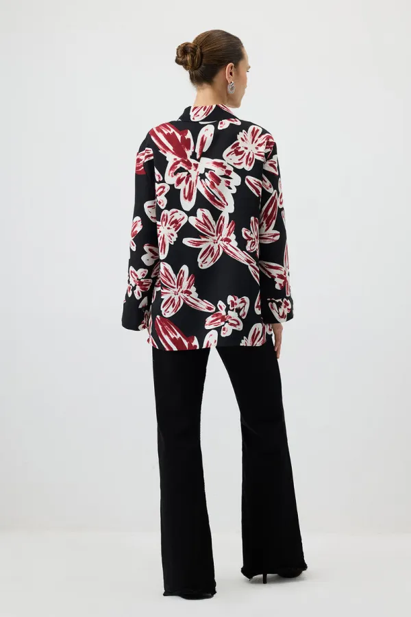 WIDE-CUFFS PATTERNED SHIRT WIDE-CUFFS PATTERNED SHIRT