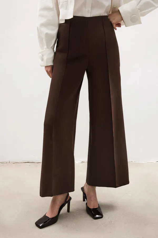 RIBBED PALAZZO TROUSERS RIBBED PALAZZO TROUSERS
