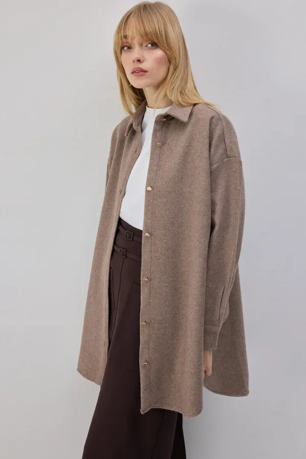 THICK CASHMERE SHIRT