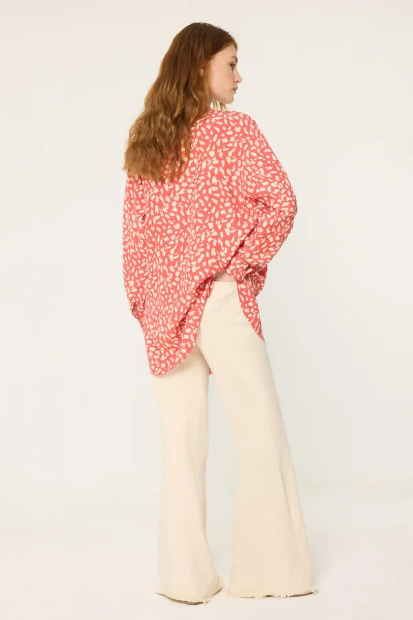PATTERNED VISCOSE SHIRT PATTERNED VISCOSE SHIRT