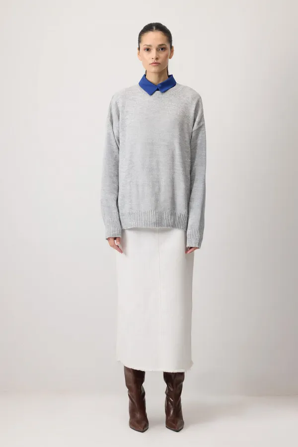 PULL OVERSize DE COULEUR UNI