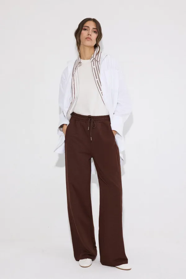 BELİ LASTİKLİ ÖRME PANTOLON