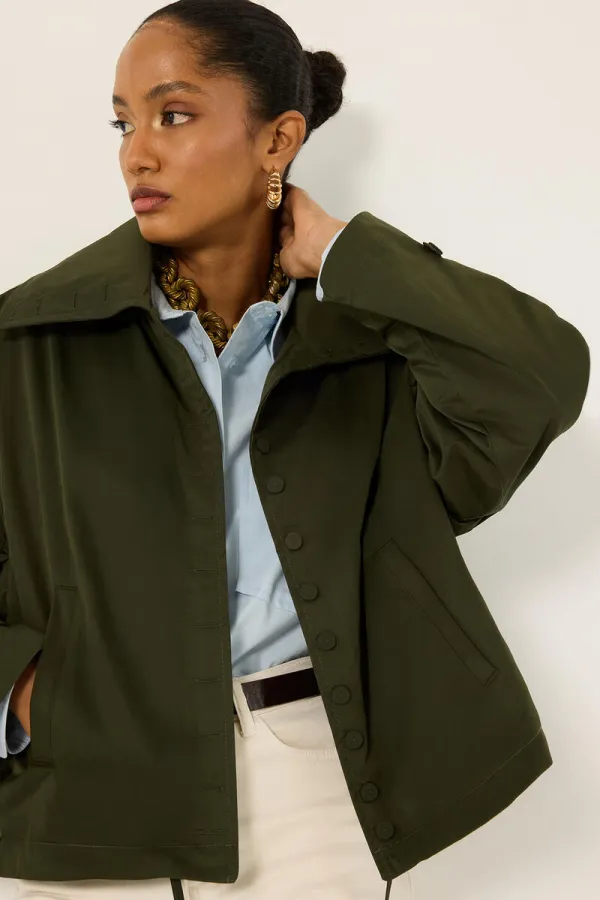 BELİ BÜZGÜLÜ CEKET