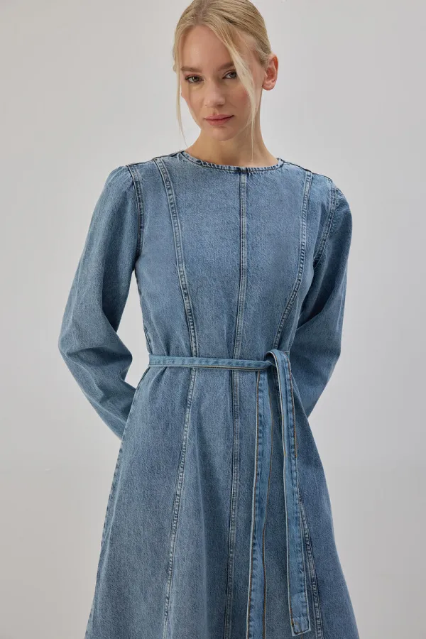 DENİM ELBİSE