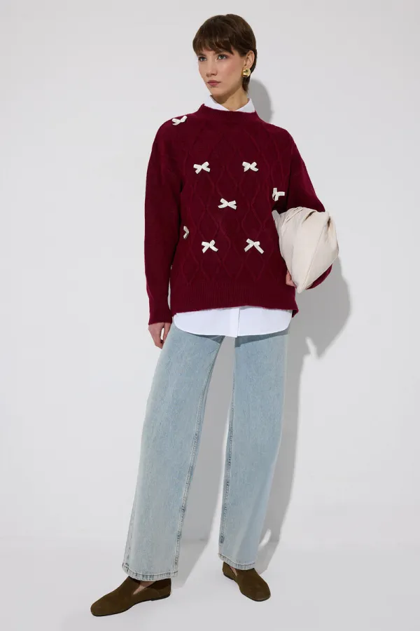 KURDELELİ TRİKO KAZAK