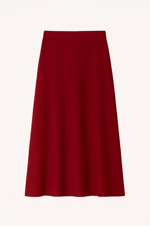 BASIC SKIRT WITH ELASTIC WAISTBAND
