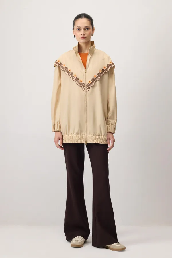 EMBROIDERED RAINCOAT EMBROIDERED RAINCOAT