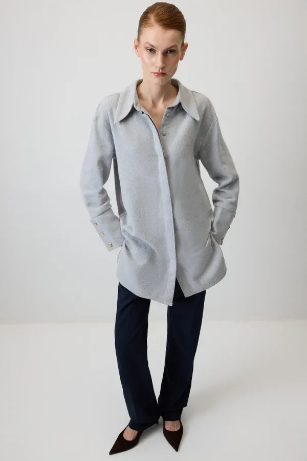 GENİŞ MANŞETLİ GÖMLEK