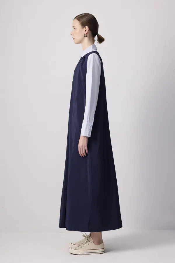 FRONT-ZIPPED CUPRA VEST