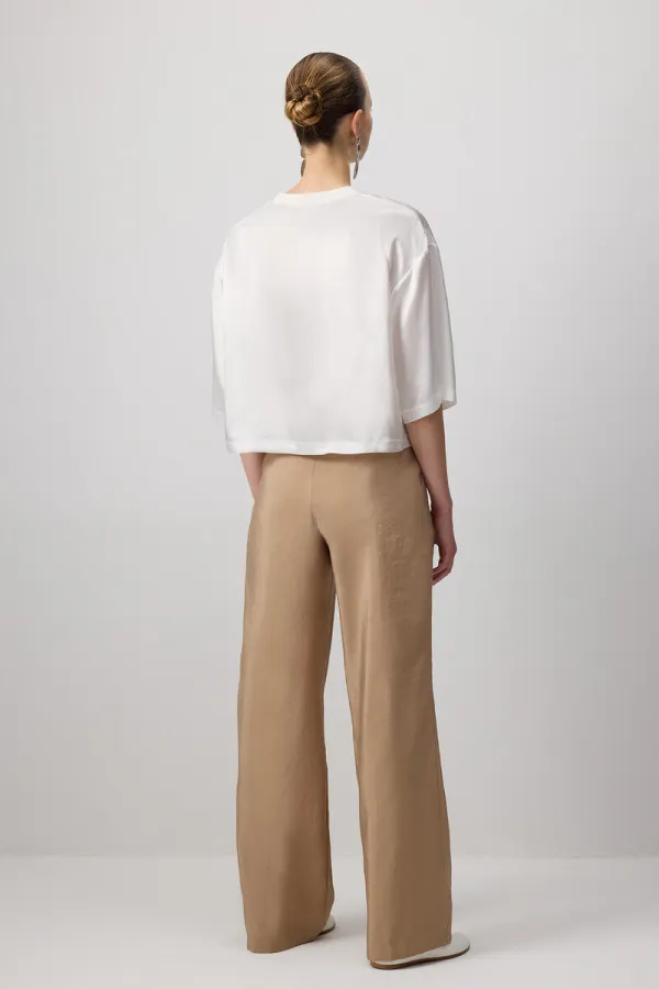 PİLELİ TAM BEL PANTOLON