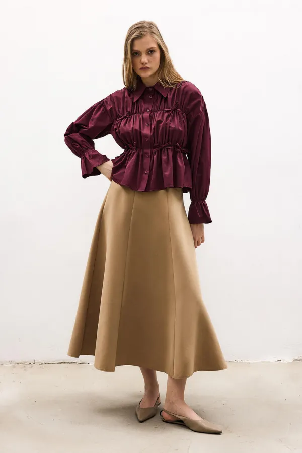 BÜZGÜLÜ FİYONK GÖMLEK