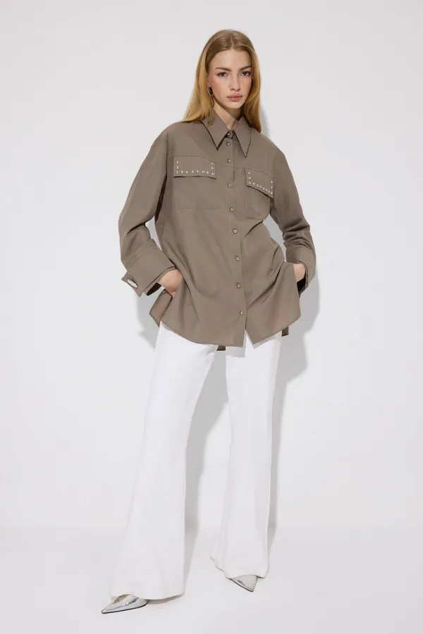 CHEMISE EN POPLINE TROKLU