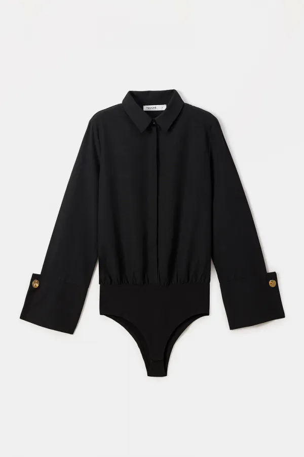 GENİŞ MANŞETLİ GÖMLEK BODY