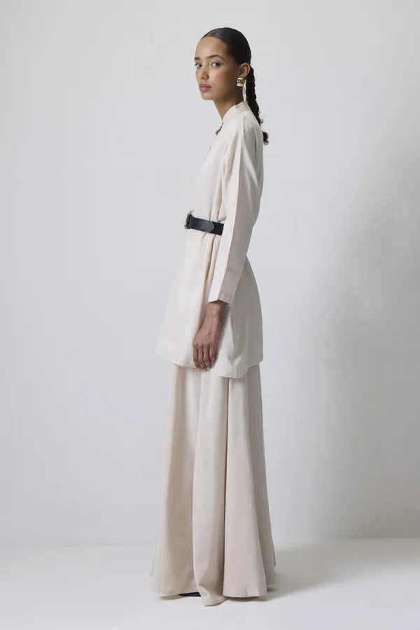 KETEN DOKULU GÖMLEK ETEK TAKIM