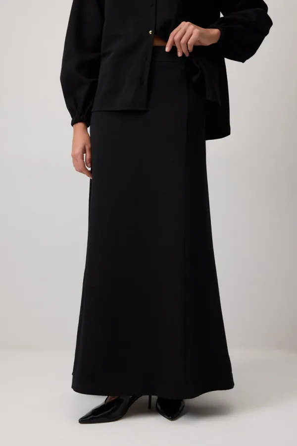 ENSEMBLE CHEMISE ET JUPE TEXTURÉES AVEC CEINTURE