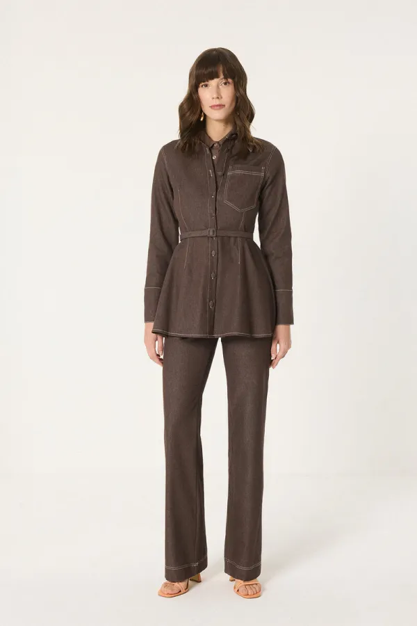 KEMERLİ DENİM TAKIM