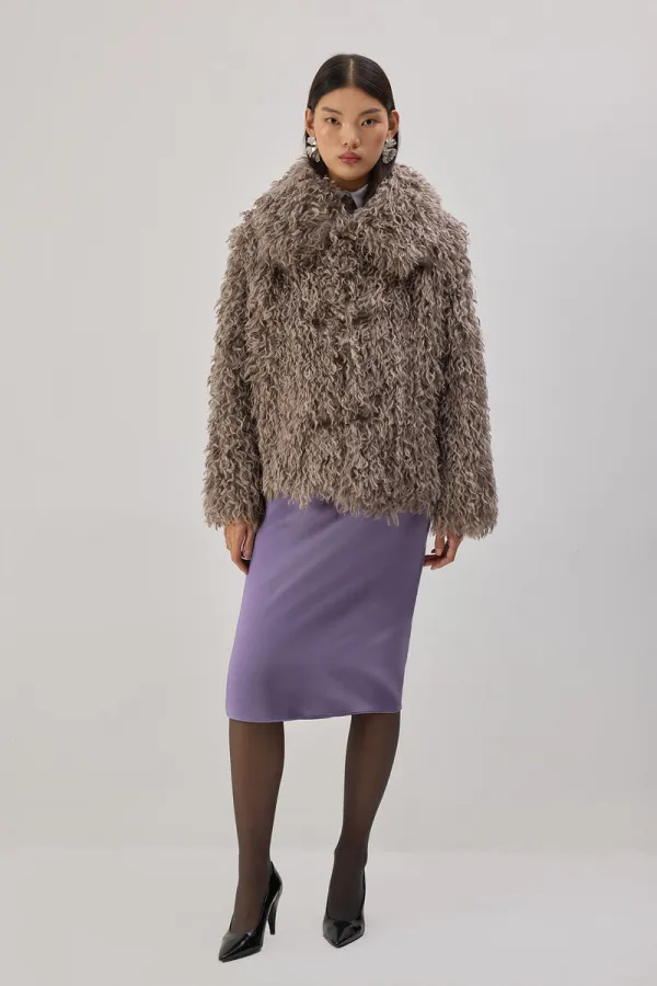 FAUX FUR COAT FAUX FUR COAT